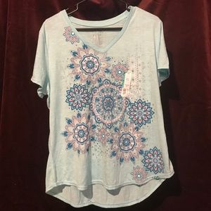 Time and Tru Light Blue T-shirt